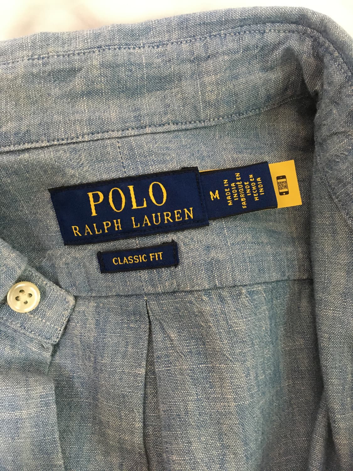 폴로 랄프로렌 클래식핏 샴브레이 셔츠 상품이미지2