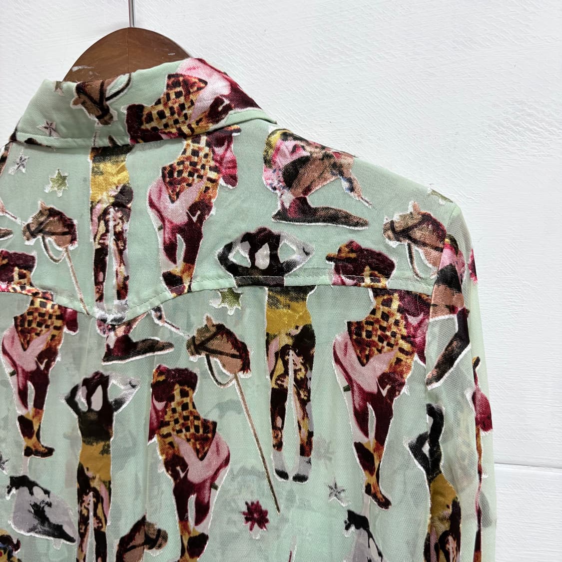 DIESEL 디젤 실크 패턴 블라우스  상품이미지7