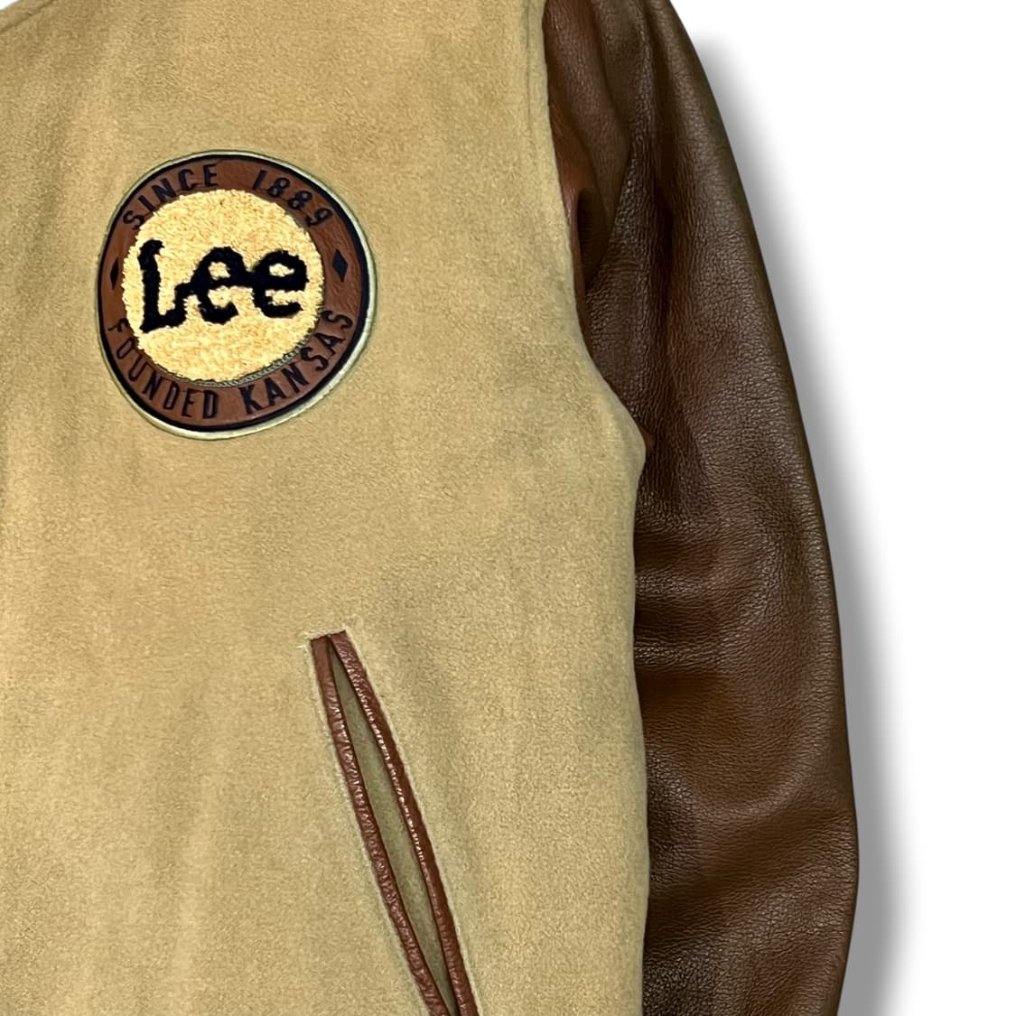  리 레더 바시티자켓 y14110 상품이미지3