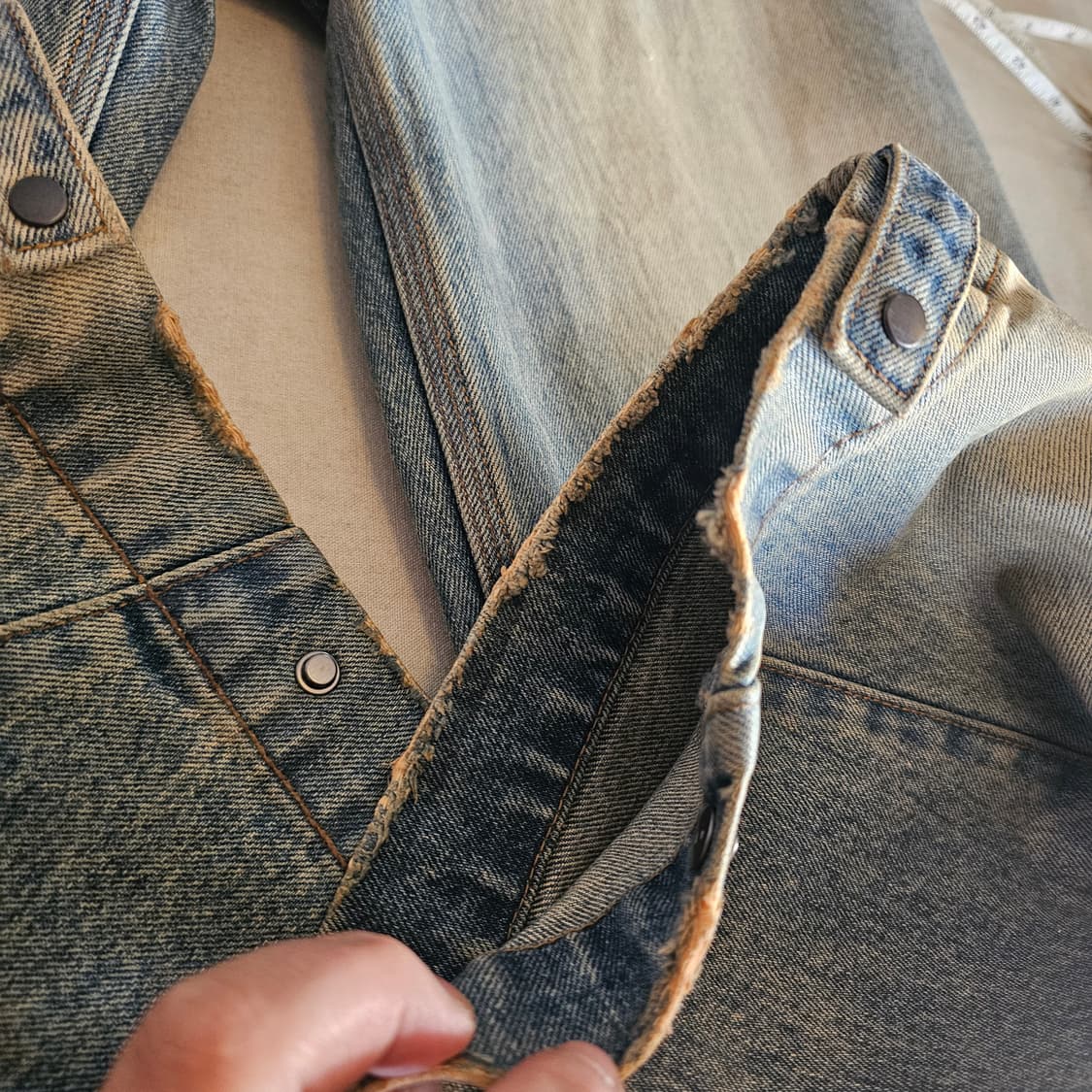 2 알렌느 왁스코팅진 팬츠 상품이미지6