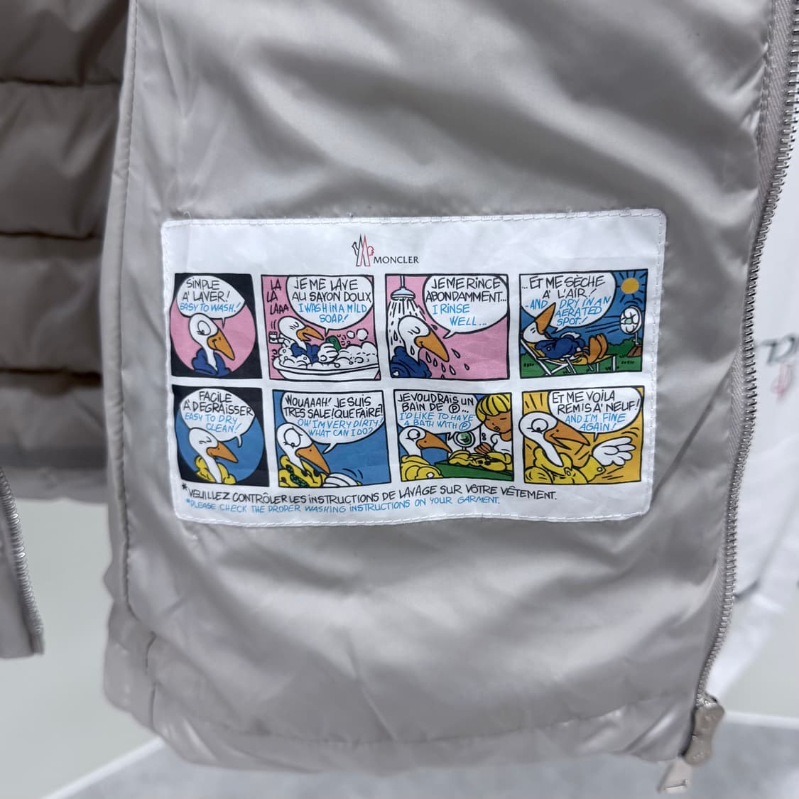 [S+급/0] 몽클레어 큐피돈 쇼트다운 패딩 베이지 상품이미지8