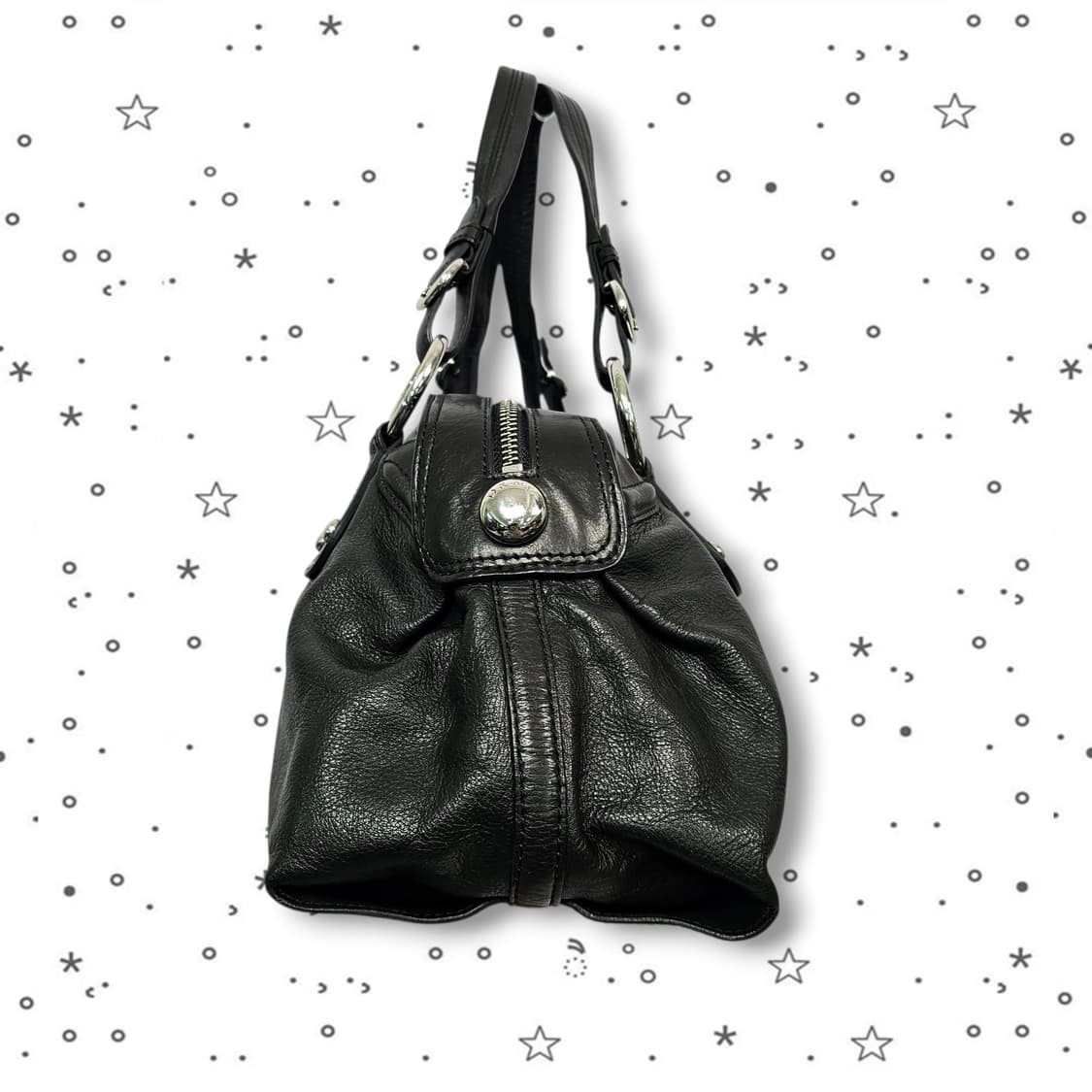 DKNY 블랙 가죽 토트백 상품이미지4