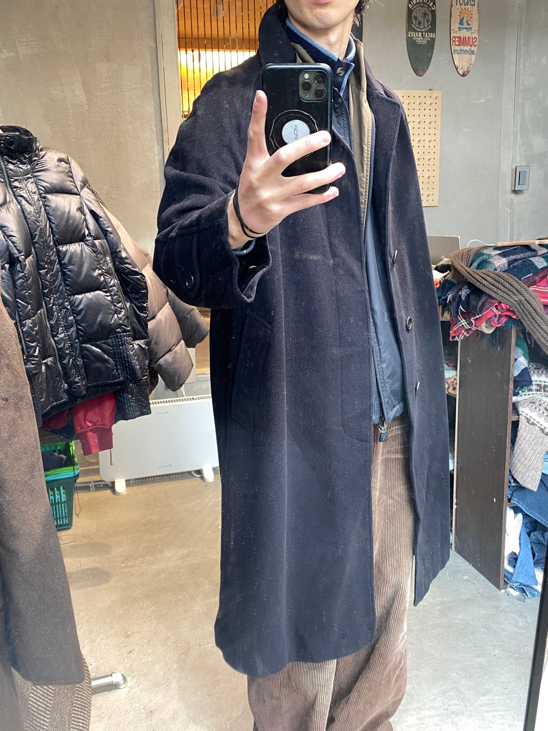 폴 스튜어트Newyork 캐시미어 코트 상품이미지4