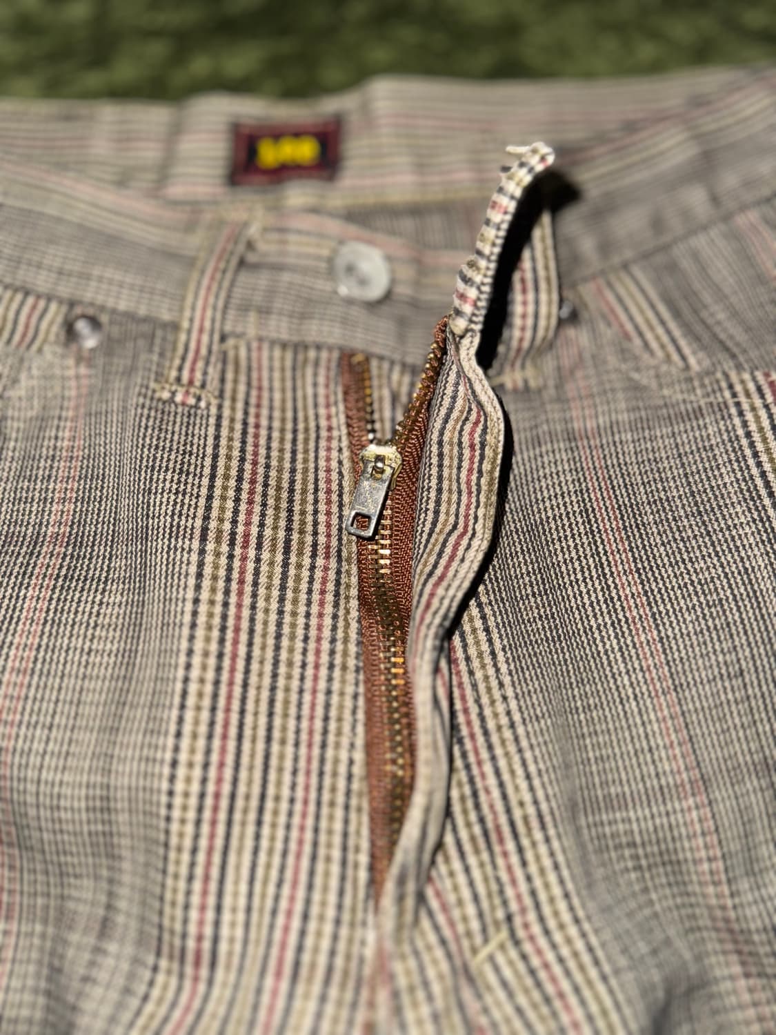 [30X33] 00s LEE 리 MADE IN JAPAN 체크 코튼 팬츠 상품이미지3