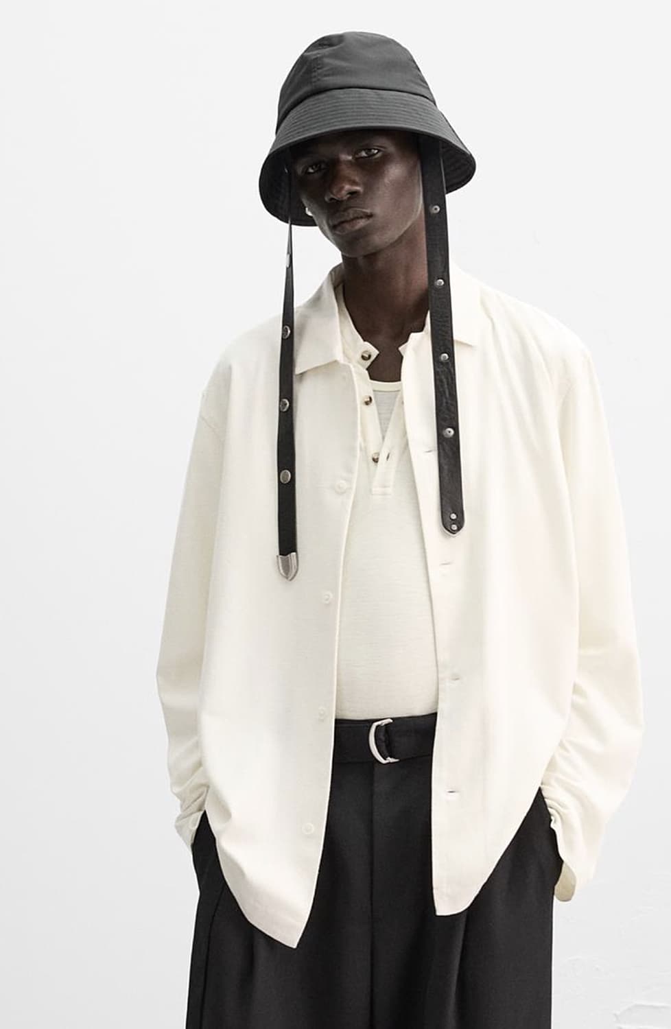 자라 나누시카 울 100% 헨리넥 상품이미지2