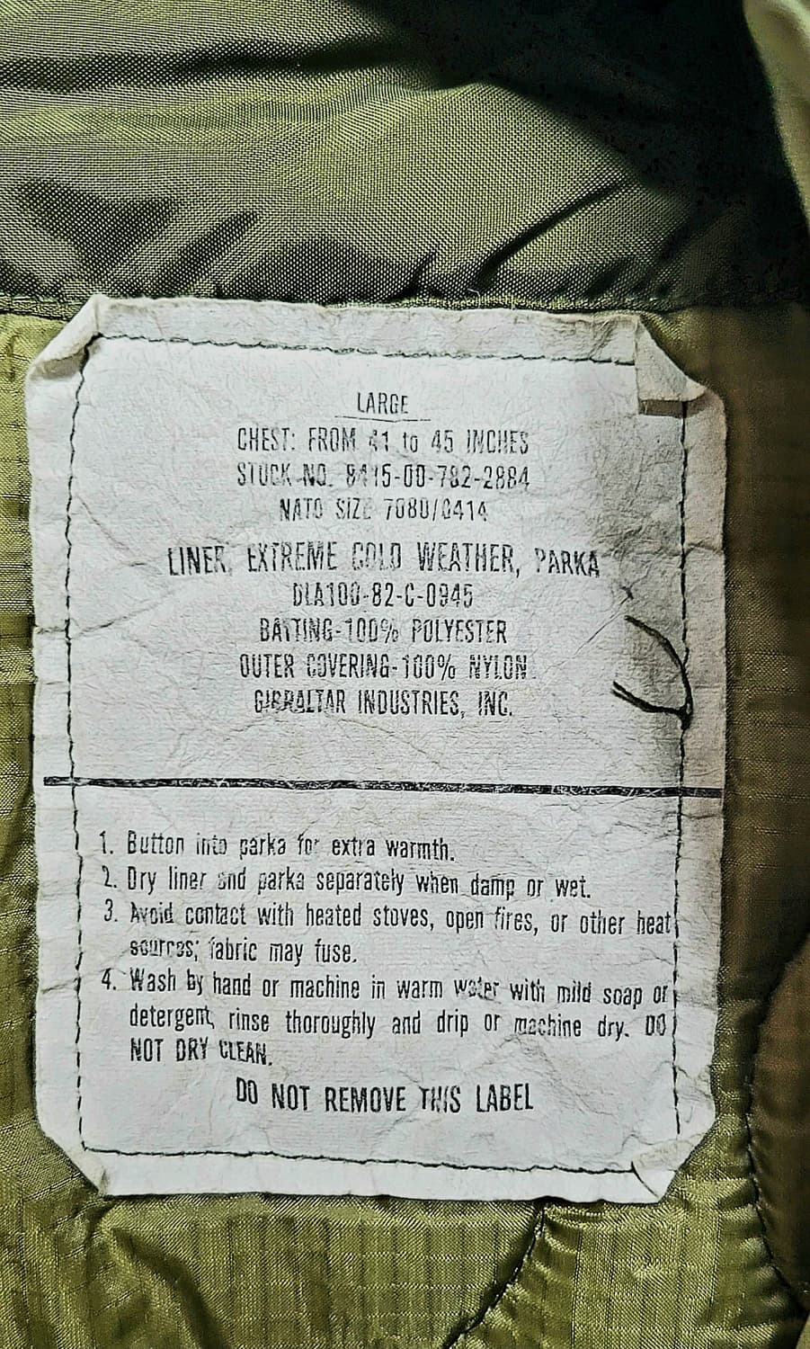 피쉬테일 오리지널 m65 개파카 라지 L사이즈 상품이미지8