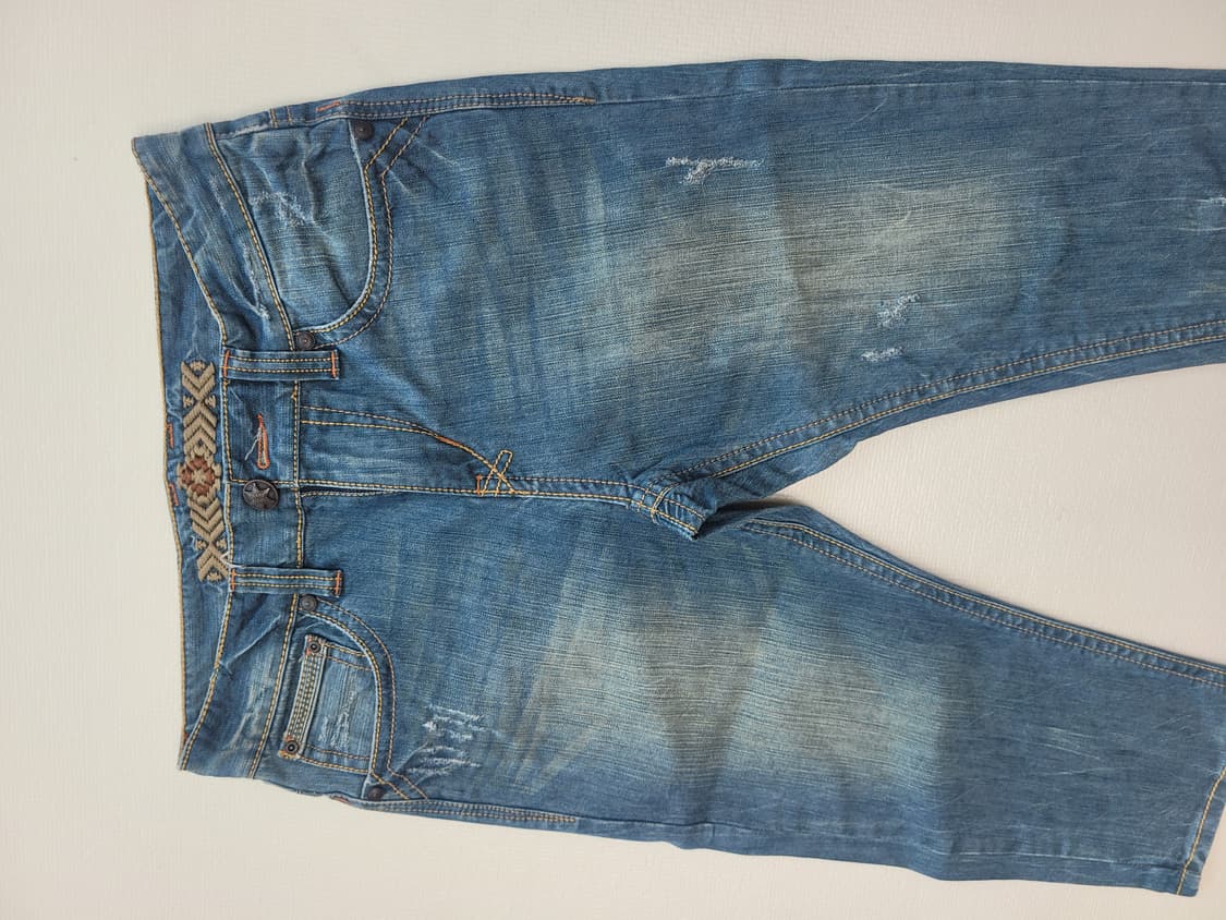 쉐인 Shane 남자 슬럽 7부 청바지 32 오션블루 상품이미지3