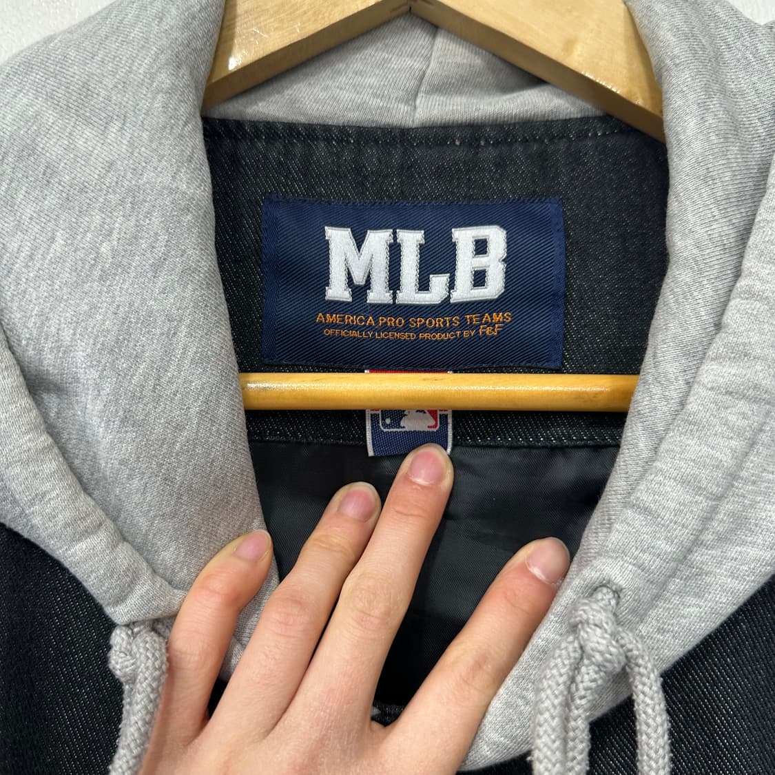 MLB 데님 바시티 자켓 상품이미지3