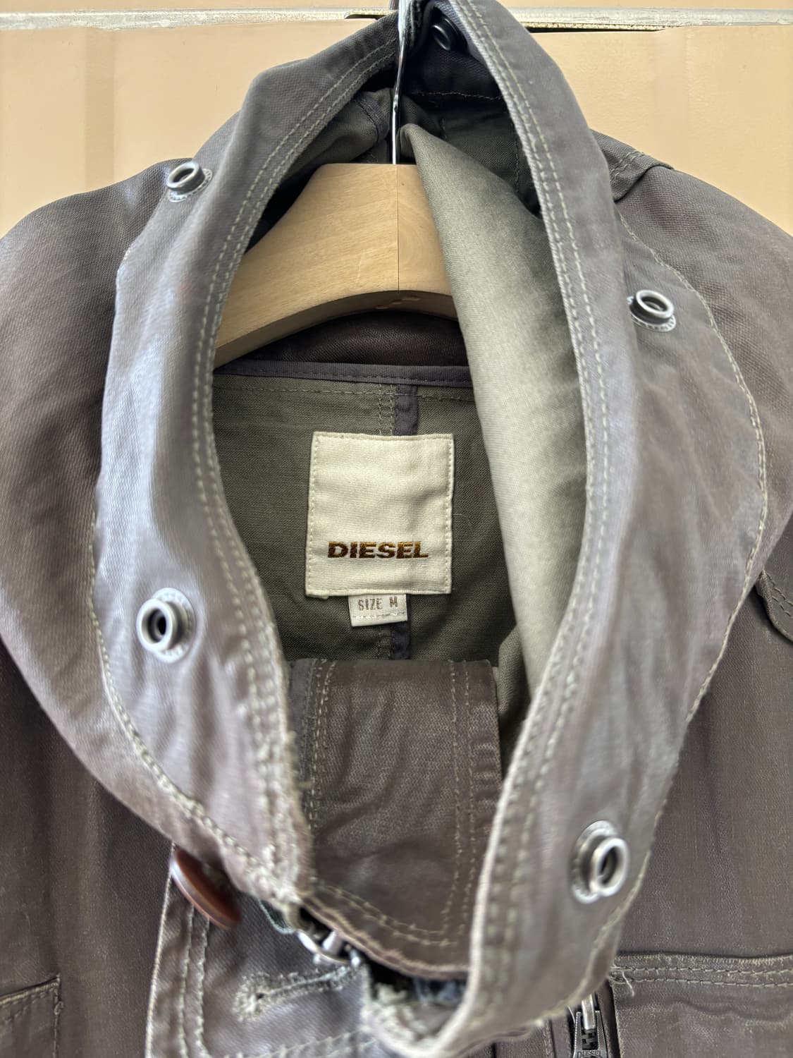 DIESEL 왁스 후디 헌팅 필드자켓 상품이미지8