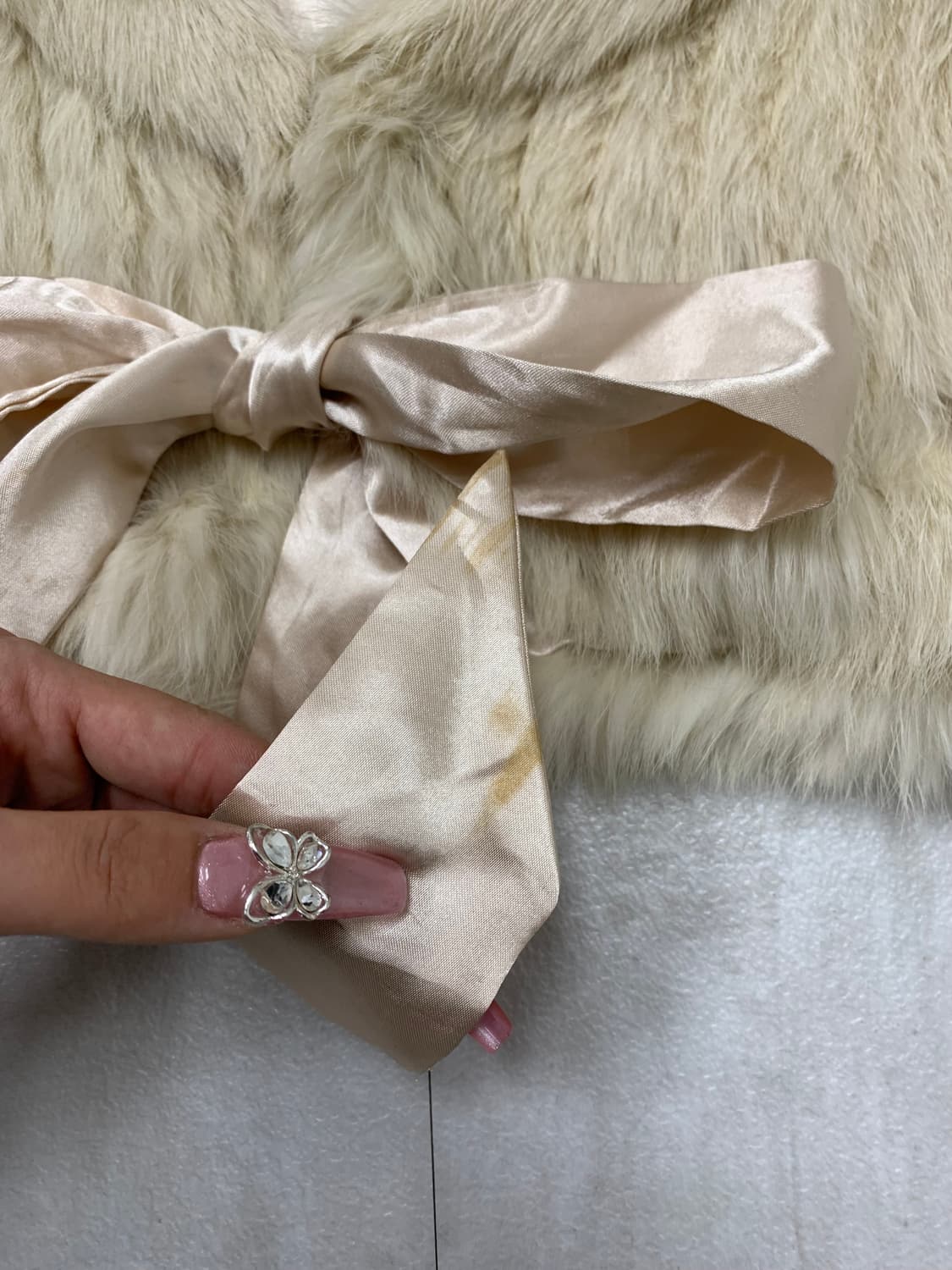 히메 갸루 토끼 퍼 베스트 #02 상품이미지4