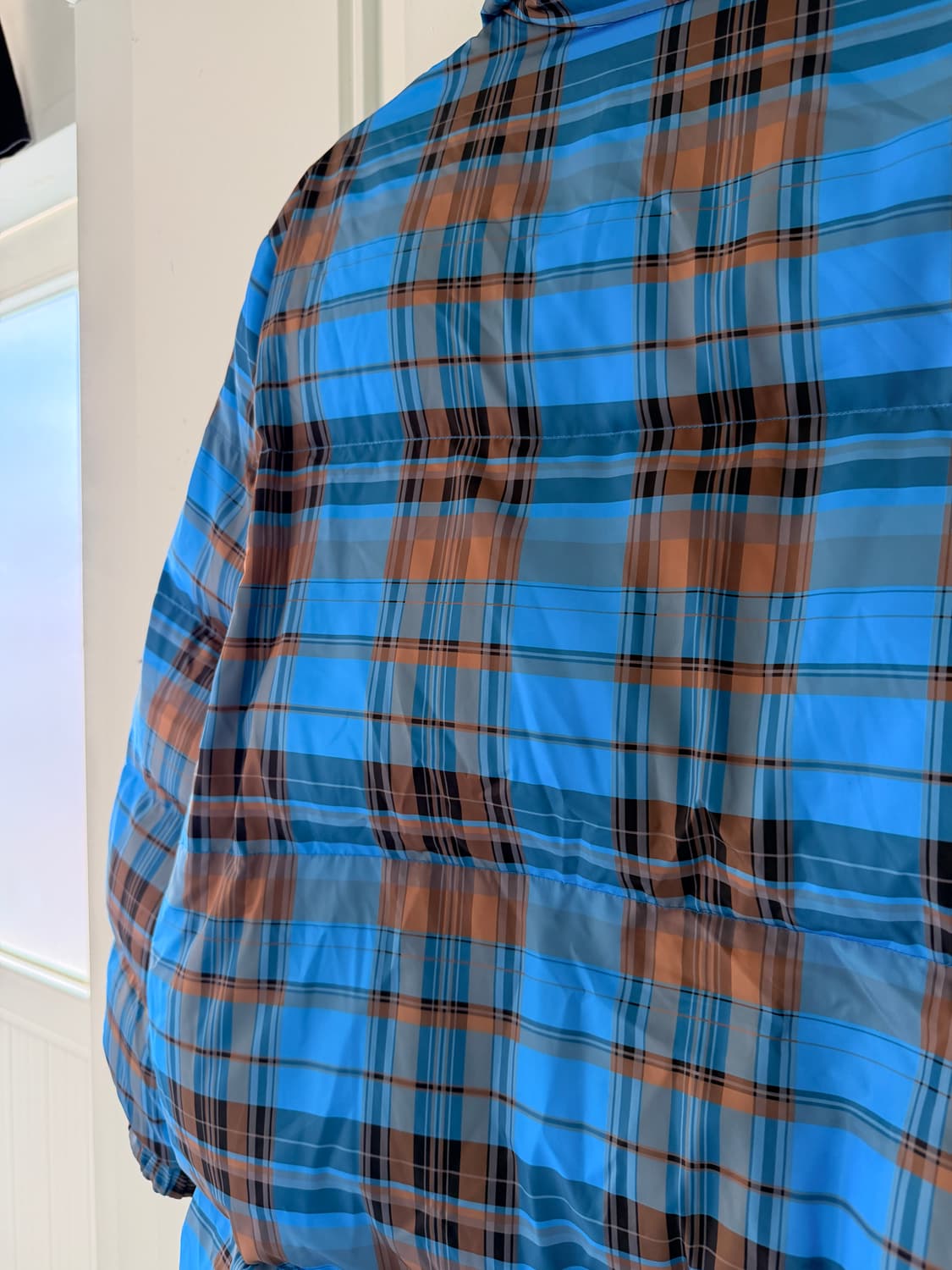 일본빈티지 리버시블 체크 패딩 상품이미지9