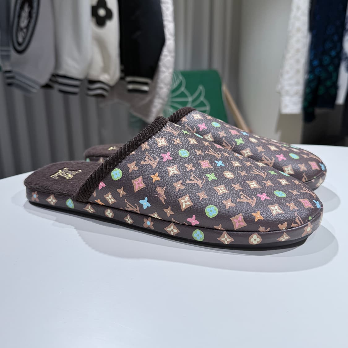 8 / 루이비통 LV 팔라스 슬리퍼 브라운 상품이미지3