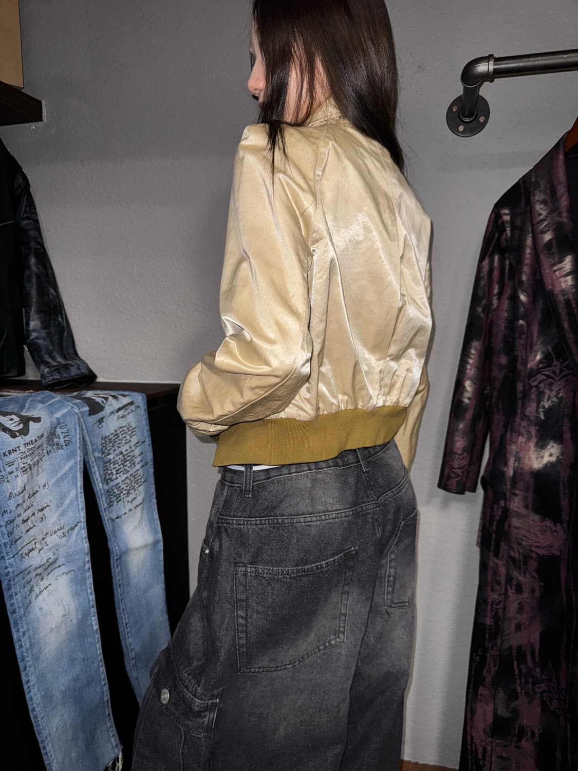 Diesel 디젤 y2k 글로시 빈티지 자켓 상품이미지3