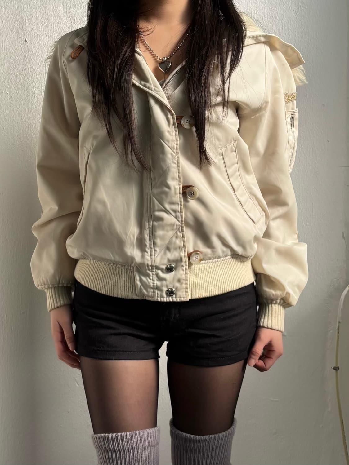 Mcgregor Ivory Fur Hood Jacket 상품이미지1