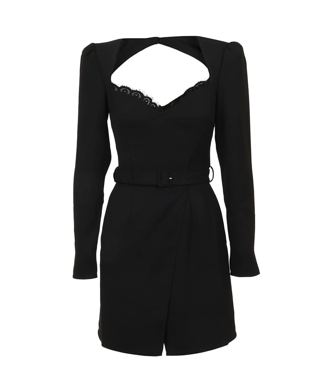 셀프포트레이트 Sweetheart Crepe Mini Dress BLK 상품이미지1