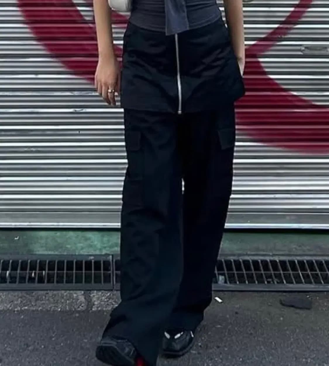 자라(ZARA) / 레이어드 파라수트 치마팬츠 (S) 상품이미지1