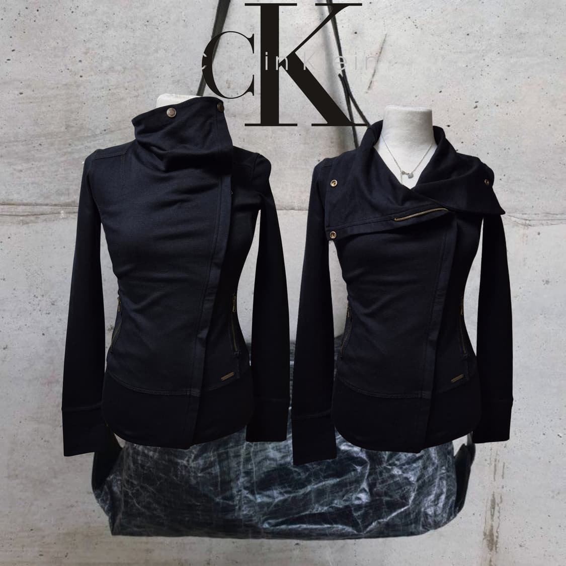 Calvin Klein high necked zip-up 상품이미지1