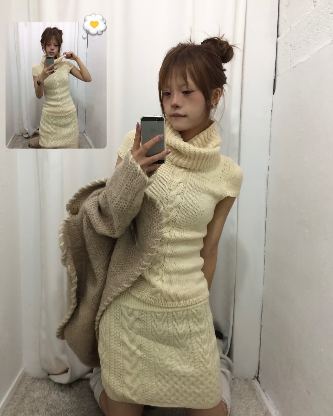 아이보리톤 코디 세트 상품이미지1