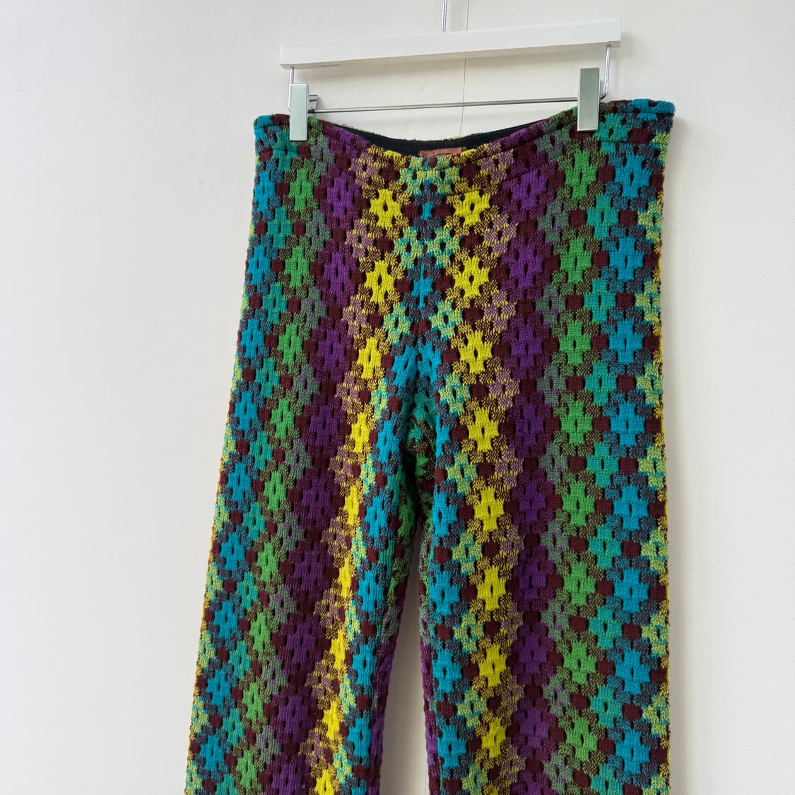 미쏘니 멀티컬러 패턴 니트 팬츠 상품이미지3