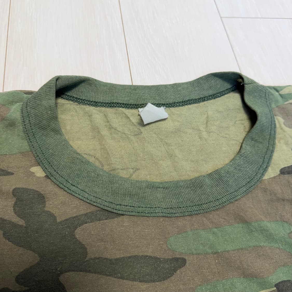 90s Vintage Greenwood Camo T Shirt 상품이미지3