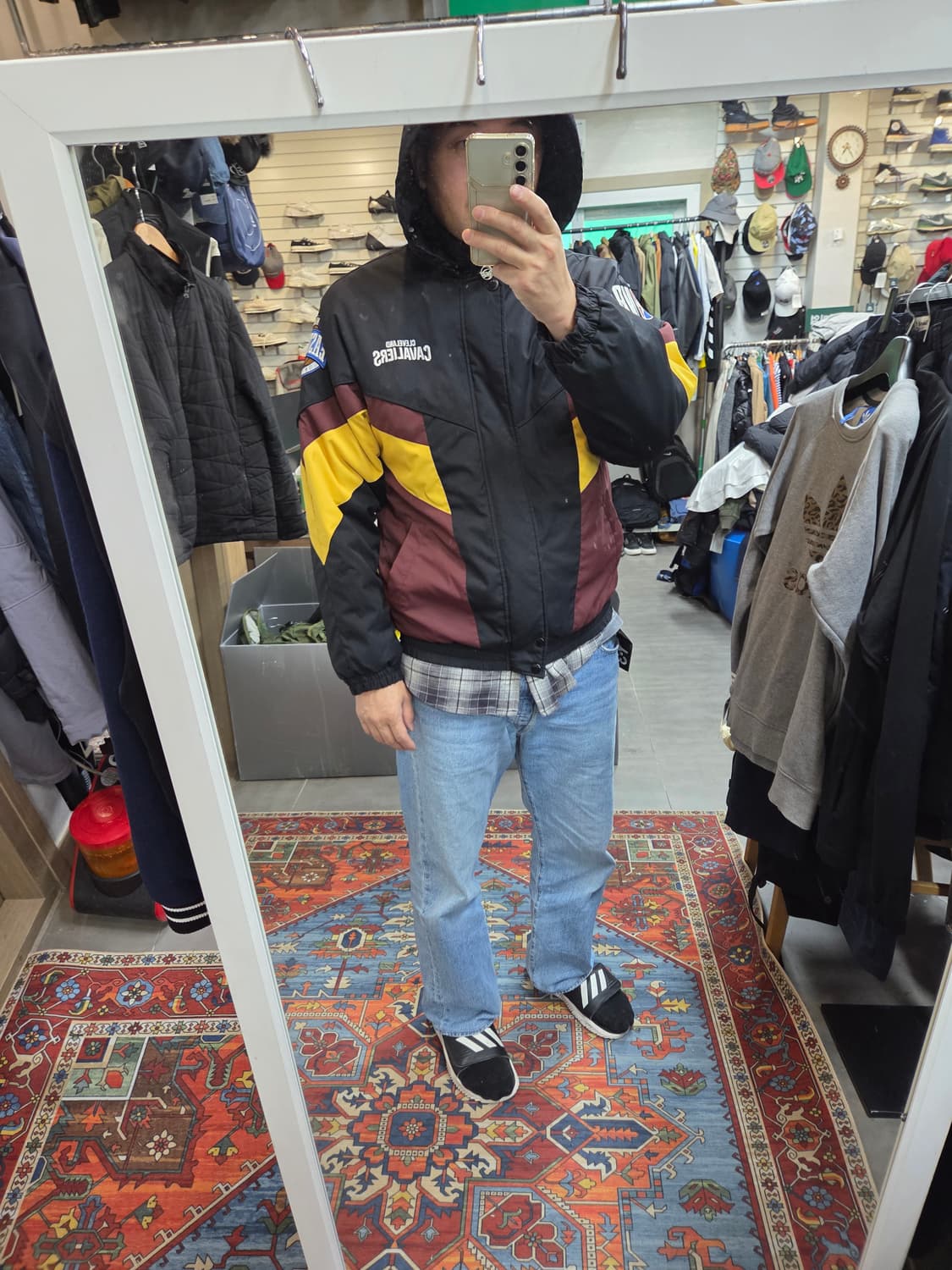 Nba 클리블랜드 패디드 후드 점퍼 L xl 상품이미지7