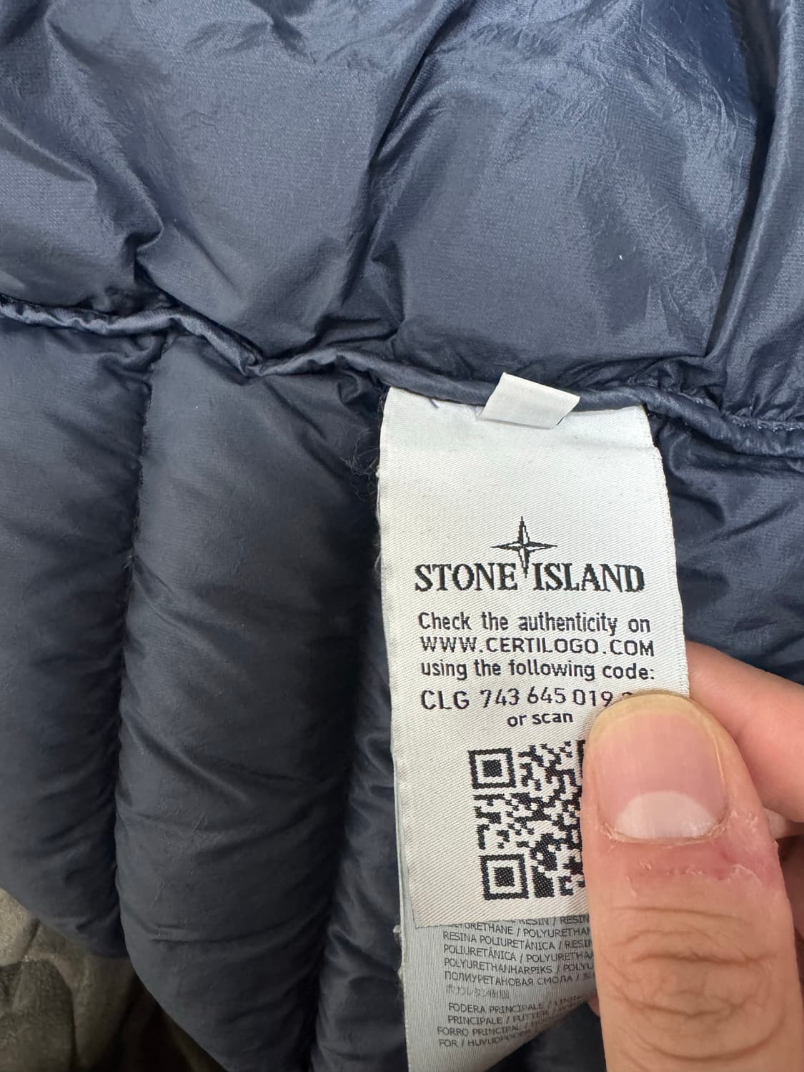 스톤아일랜드 경량패딩(L)) 상품이미지3