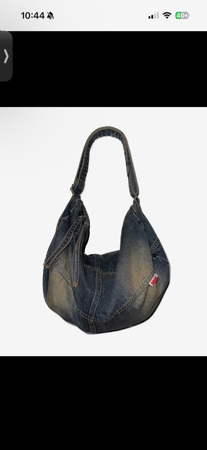 스컬프터 Washed Denim Duffle Bag Vintage 상품이미지1