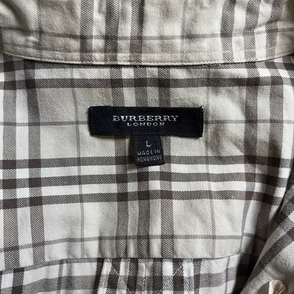 버버리 반팔 체크셔츠 상품이미지5