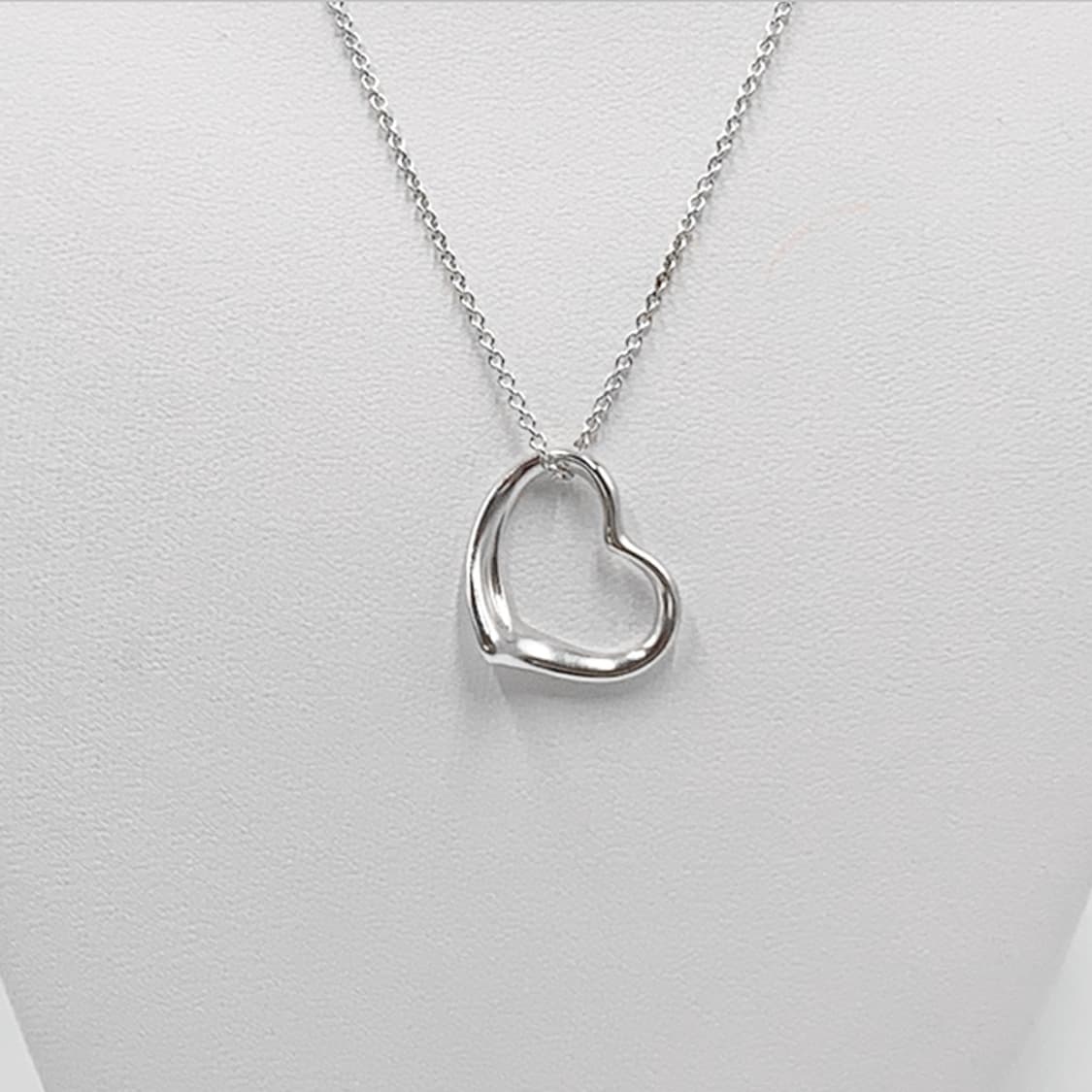 티파니 엘사 퍼레티 오픈 하트 22mm 목걸이 풀구성 NO.90 상품이미지3