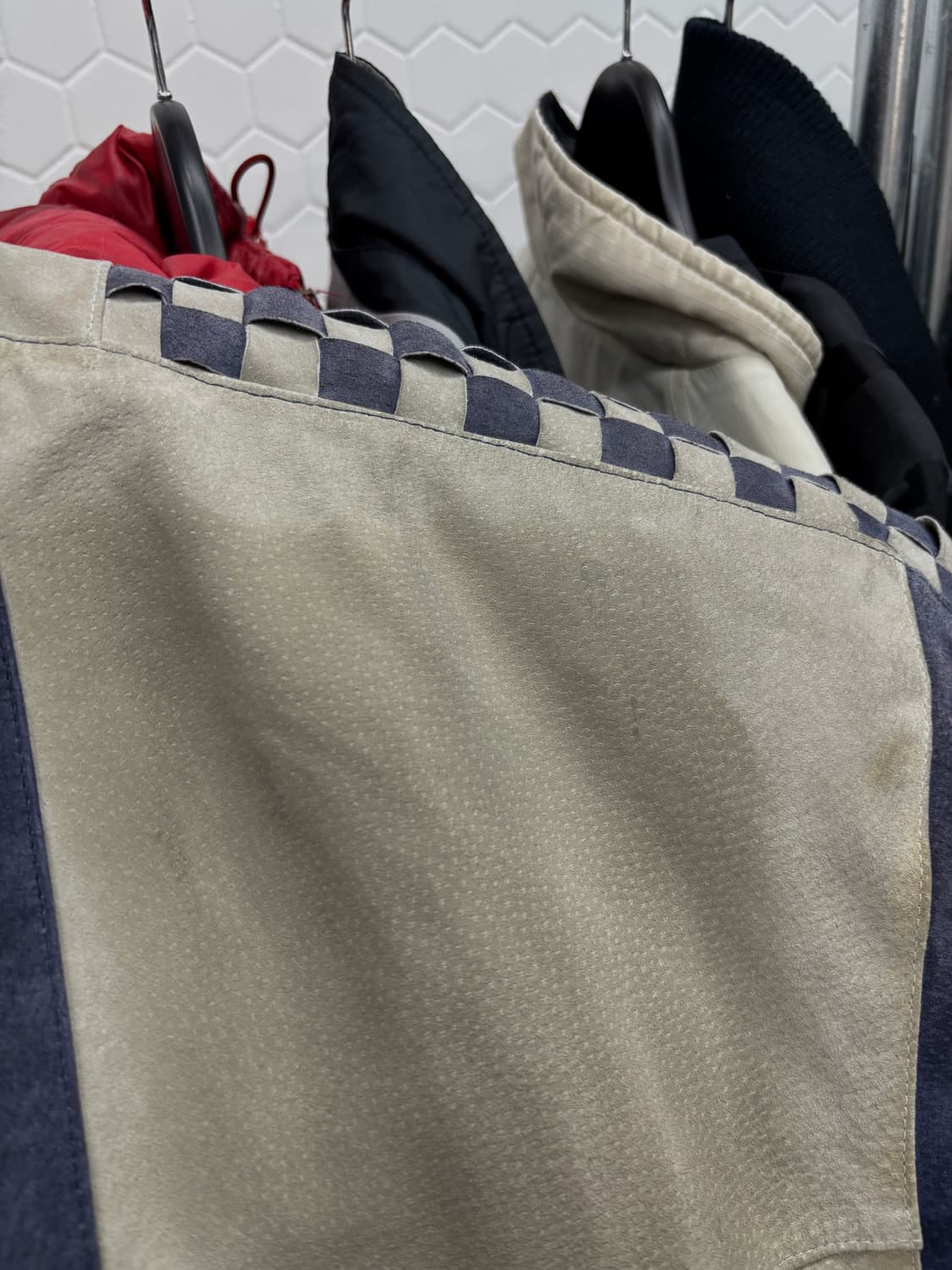 VTG 스웨이드 배색 자켓 상품이미지8