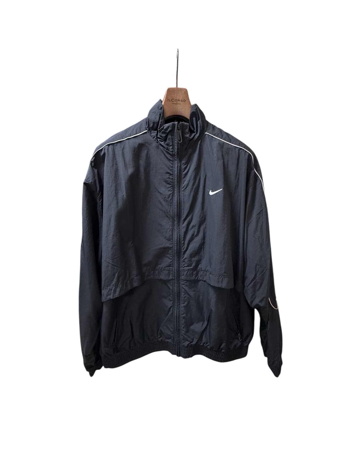 (L) 나이키 NSW 솔로 스우시 우븐 트랙 자켓 블랙 상품이미지3