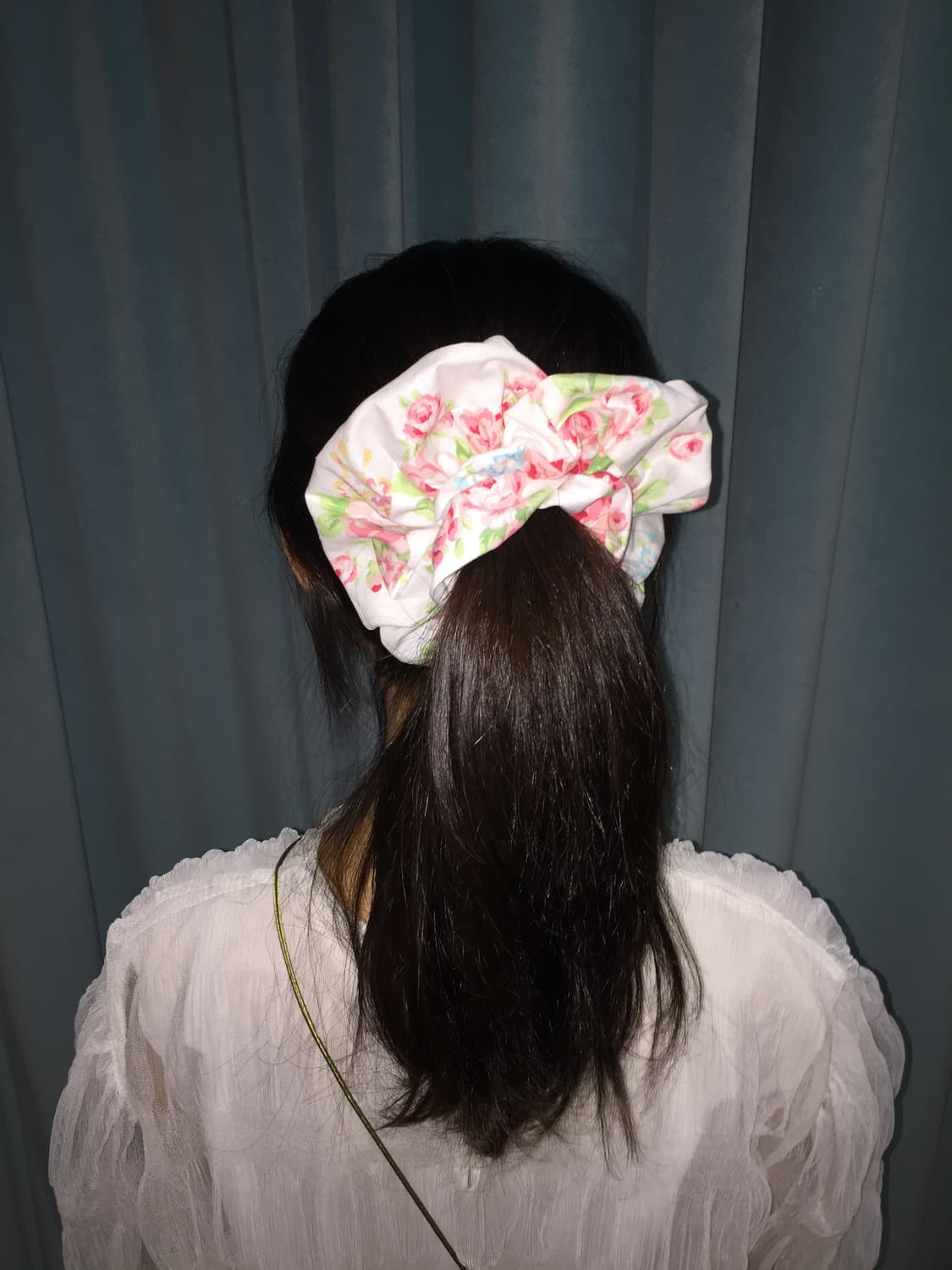 핸드메이드 꽃 스크런치 상품이미지3