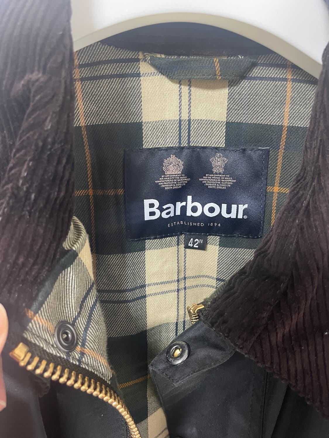 [42] 바버 트랜스포트 자켓 세이지 그린 상품이미지3