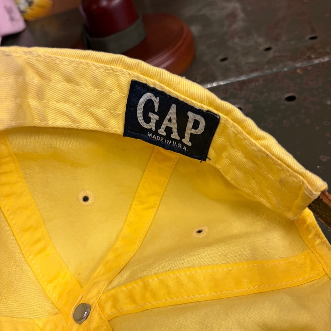 GAP 빈티지 옐로우 볼캡 상품이미지8