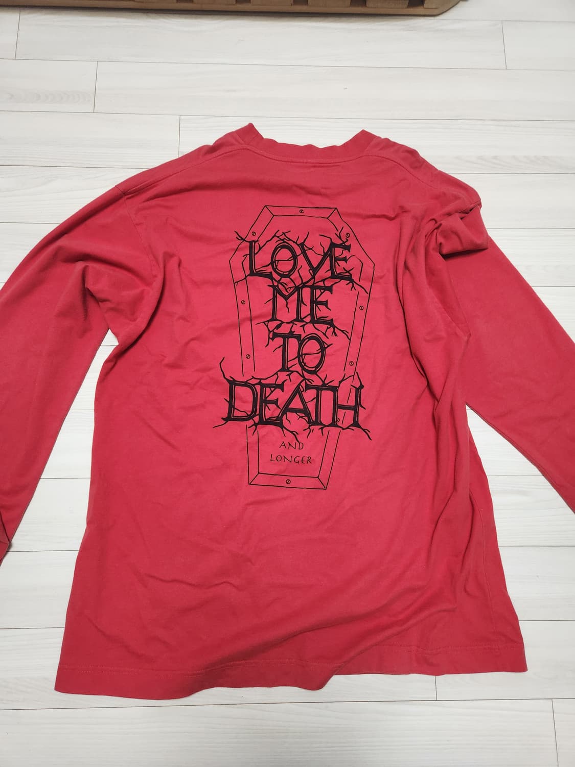 vetements 베트멍 18aw love me to death 롱슬리브 상품이미지3