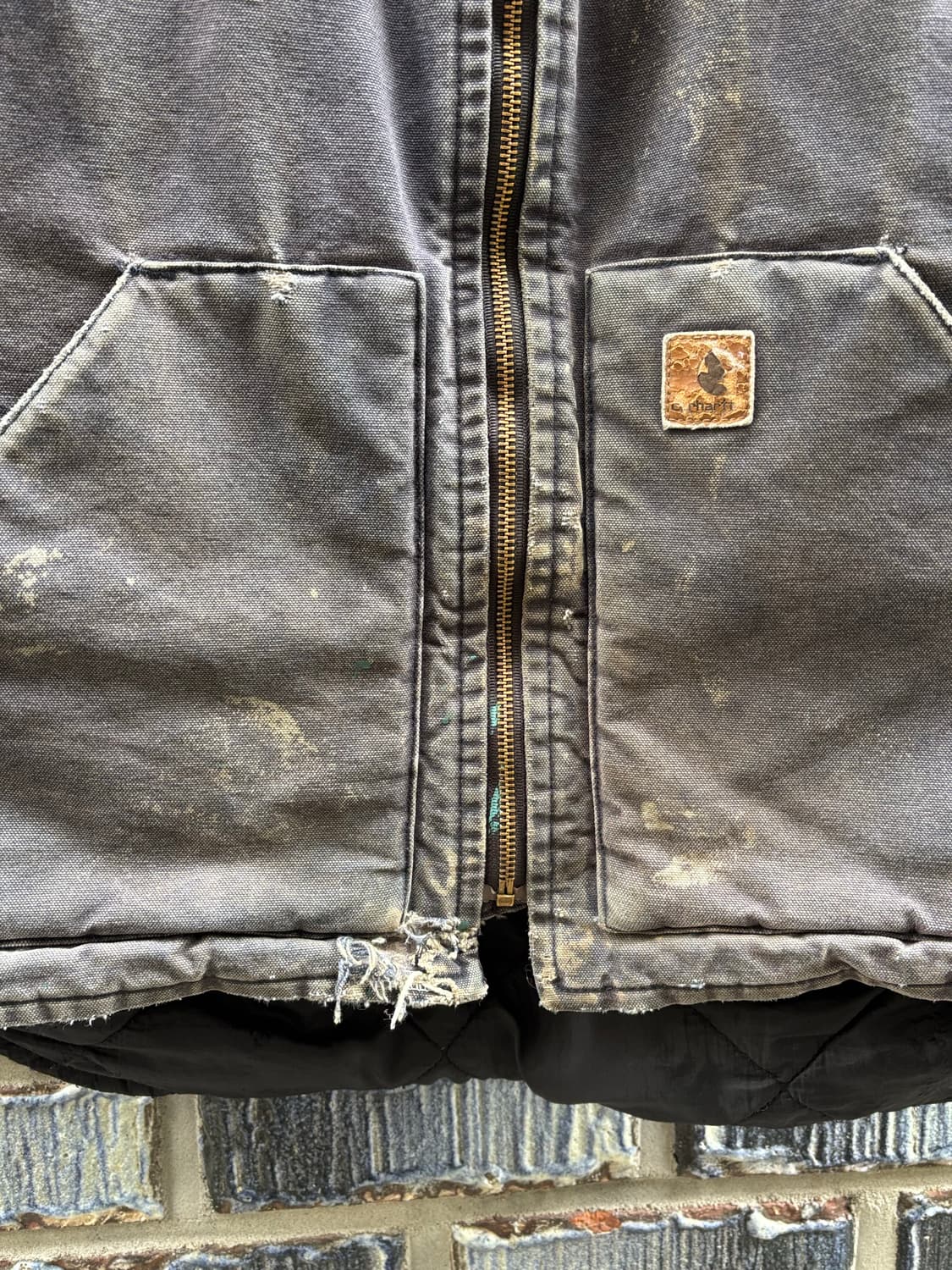 칼하트 v02 하드페이드 베스트 상품이미지4