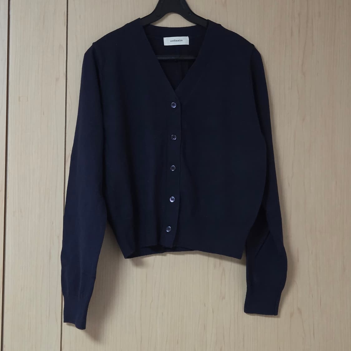 가내스라 오디네르 자체제작 새먼 가디건 딥네이비 네이비 간절기 상품이미지7