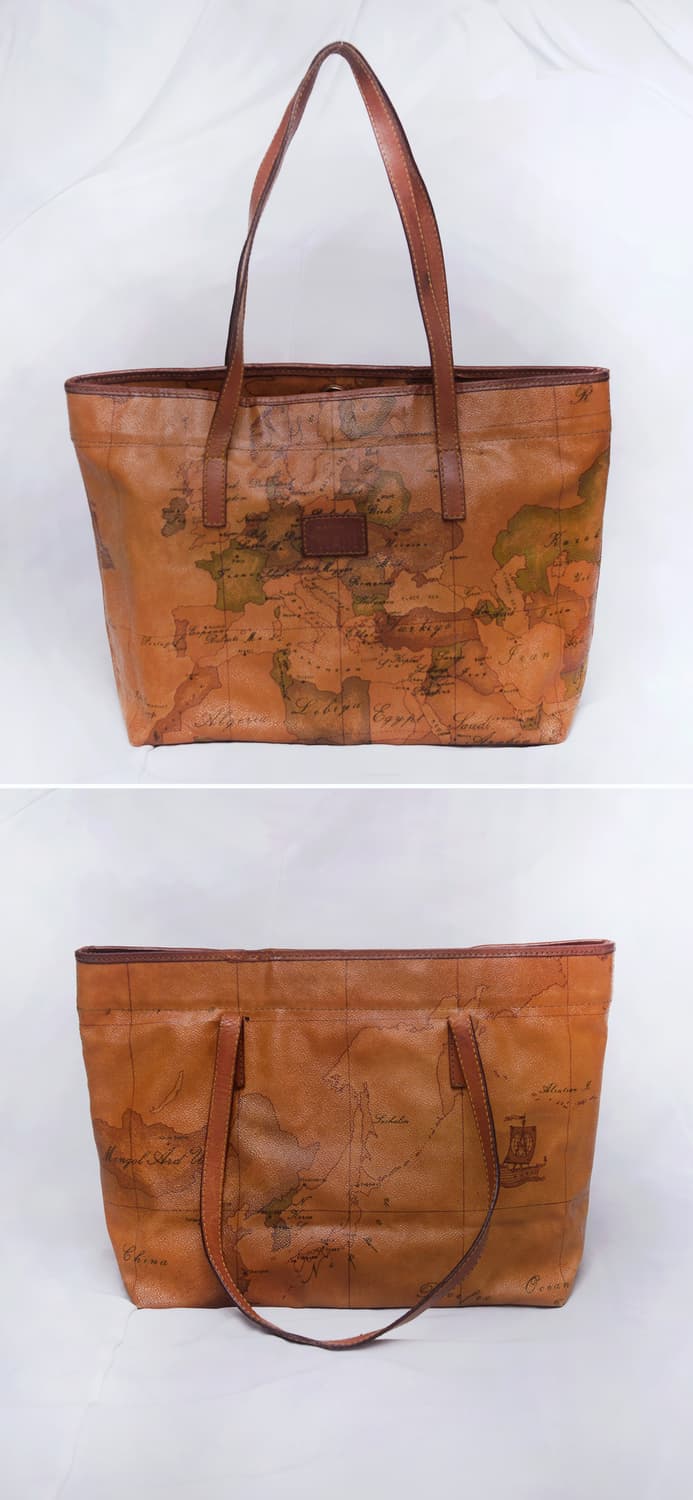 프리마 클라쎄 (Made in italy) 시그니쳐 고지도 쇼퍼백 상품이미지3