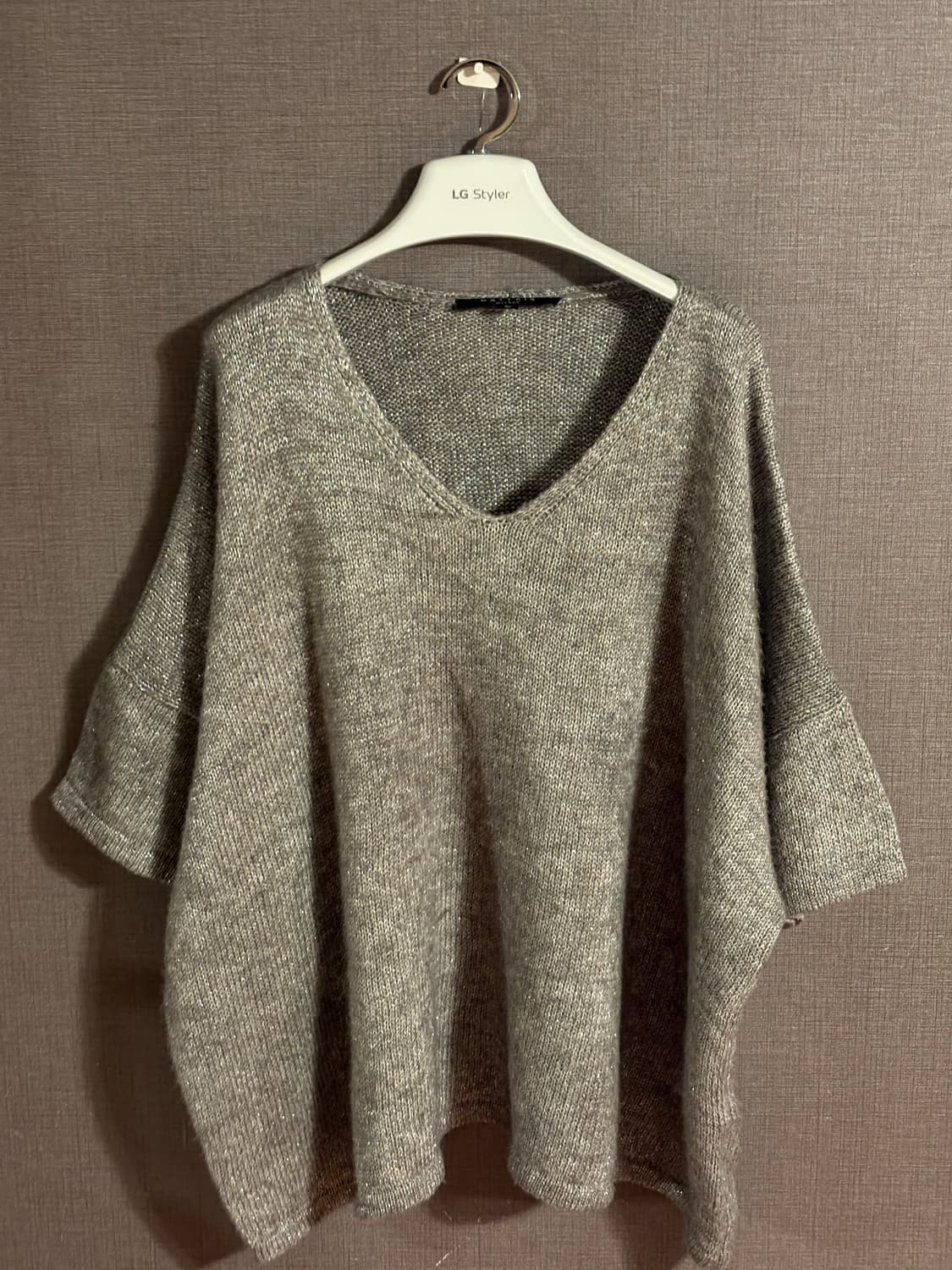 마테리아 MATERIA 밀라노 브이넥 가오리핏 니트 38 상품이미지1