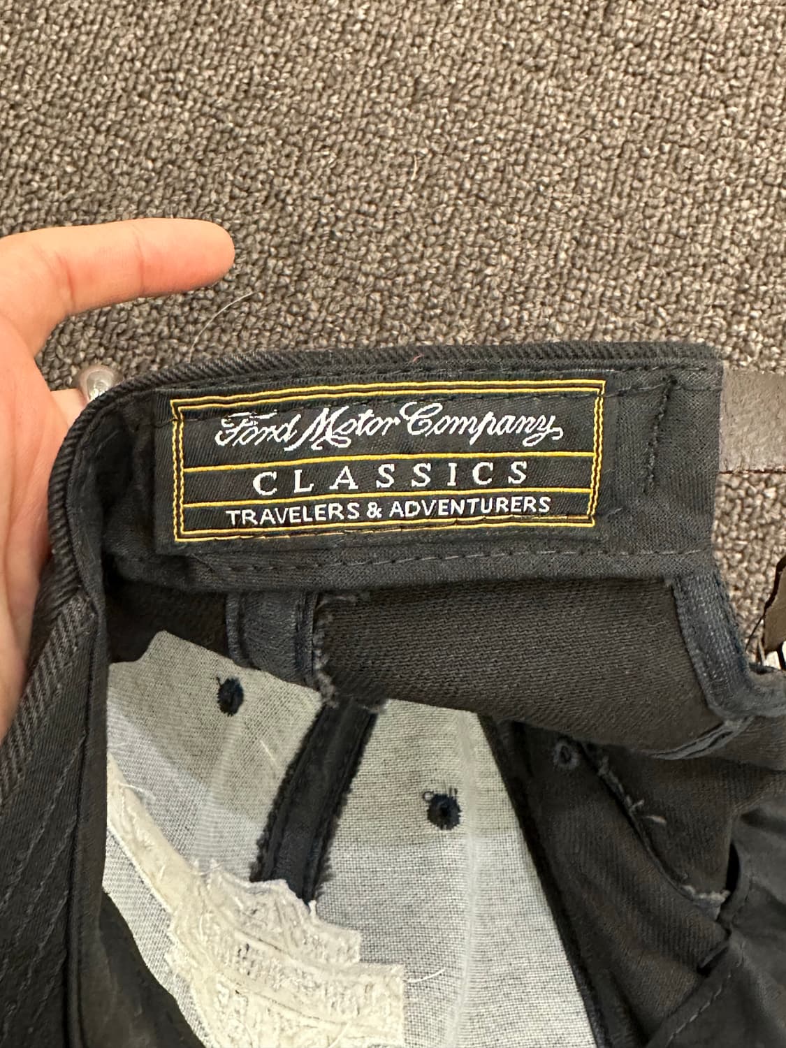 할리데이비슨 빈티지 클래식 블랙 볼캡 상품이미지4