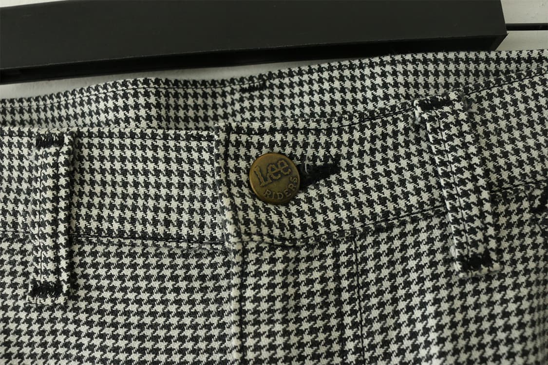 80s Lee 플레어 체크 팬츠 상품이미지4