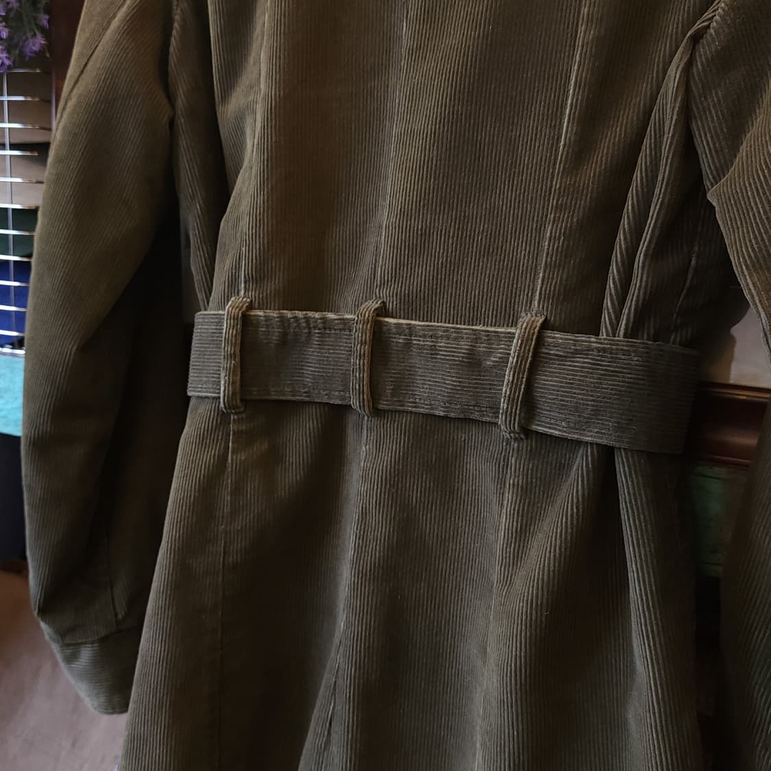 00년대 폴로 진스 여성용 벨티드 디테일 코듀로이 사파리 자켓 M 상품이미지10