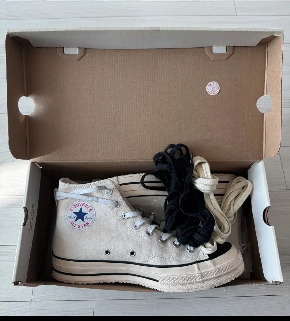 [285]컨버스 피어 오브 갓 에센셜 척 70 하이 내츄럴 164530C 상품이미지1