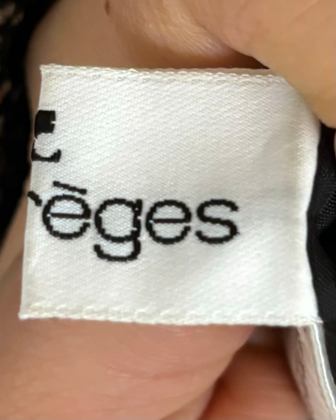 꾸레쥬 텍스처 니트 미니 스커트 상품이미지8