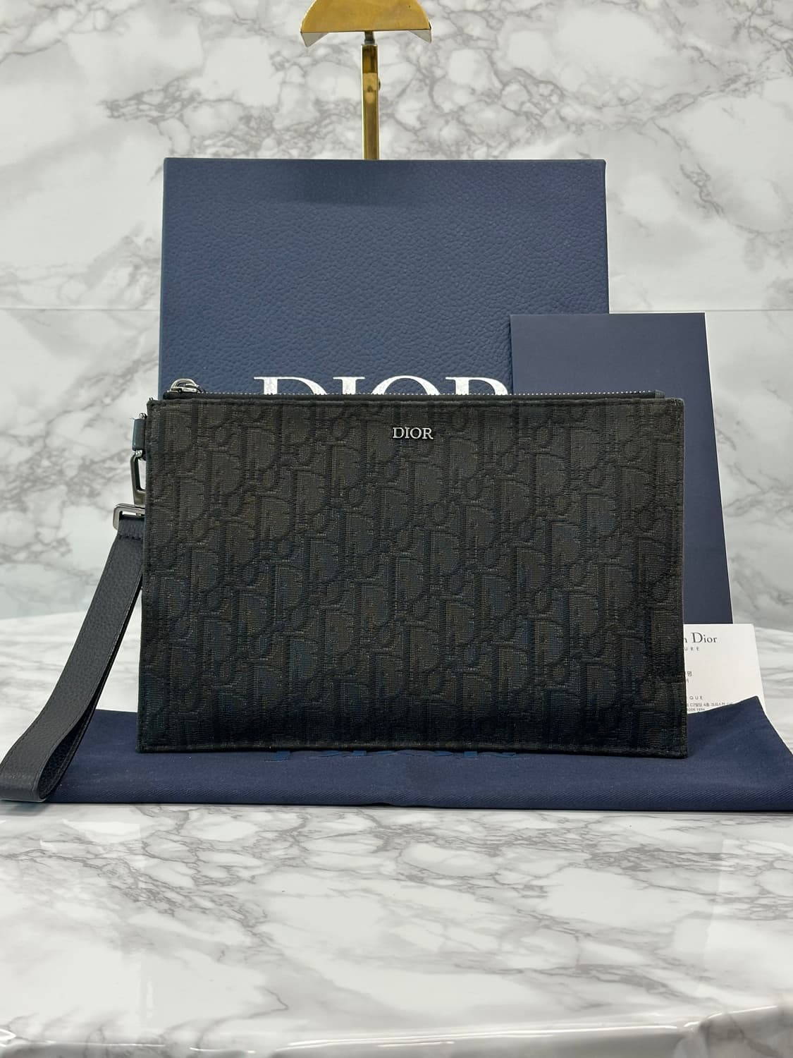 디올 A5 오블리크 블랙 클러치 상품이미지1