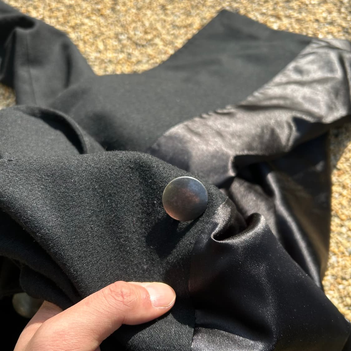 아르마니 진스(armani jeans) 블랙 코트 상품이미지7