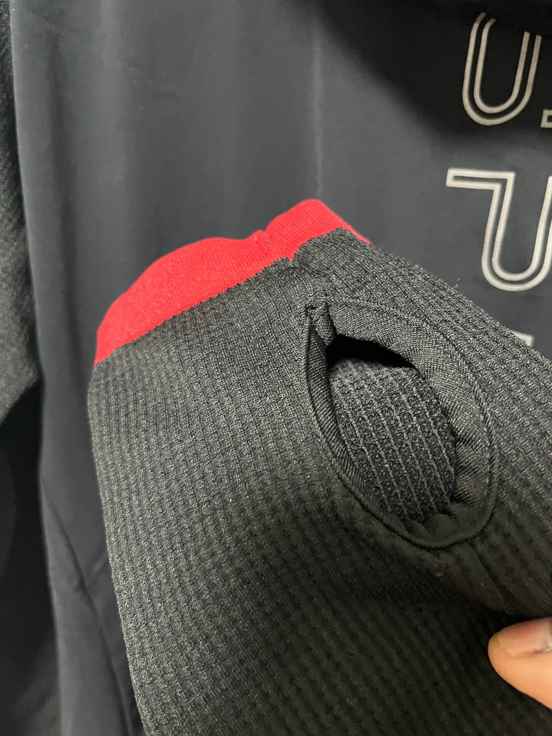 스파이더 블랙 웜업 후드집업 상품이미지7