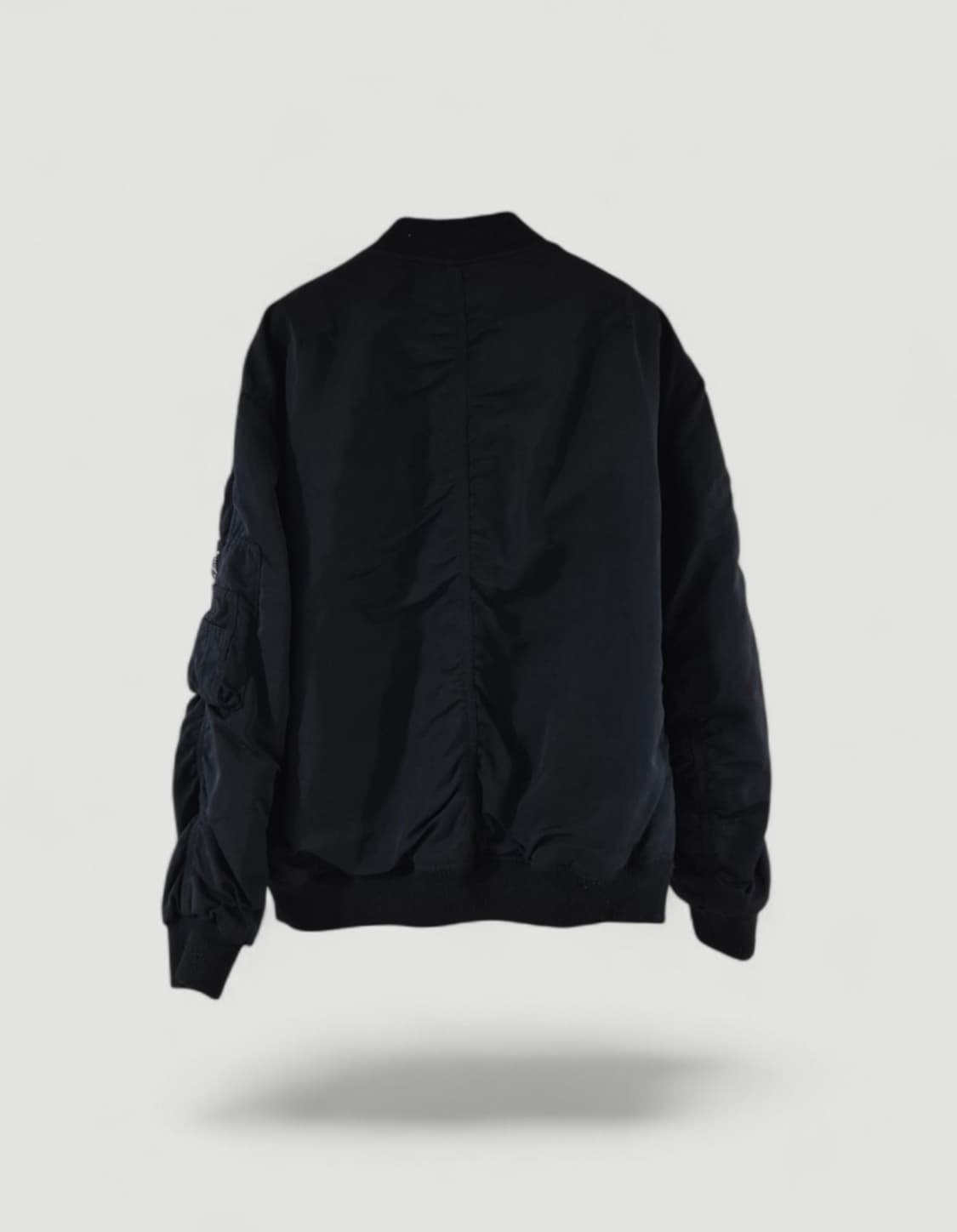 [55]자라 블랙 숏 항공점퍼 크롭 여성용 상품이미지3