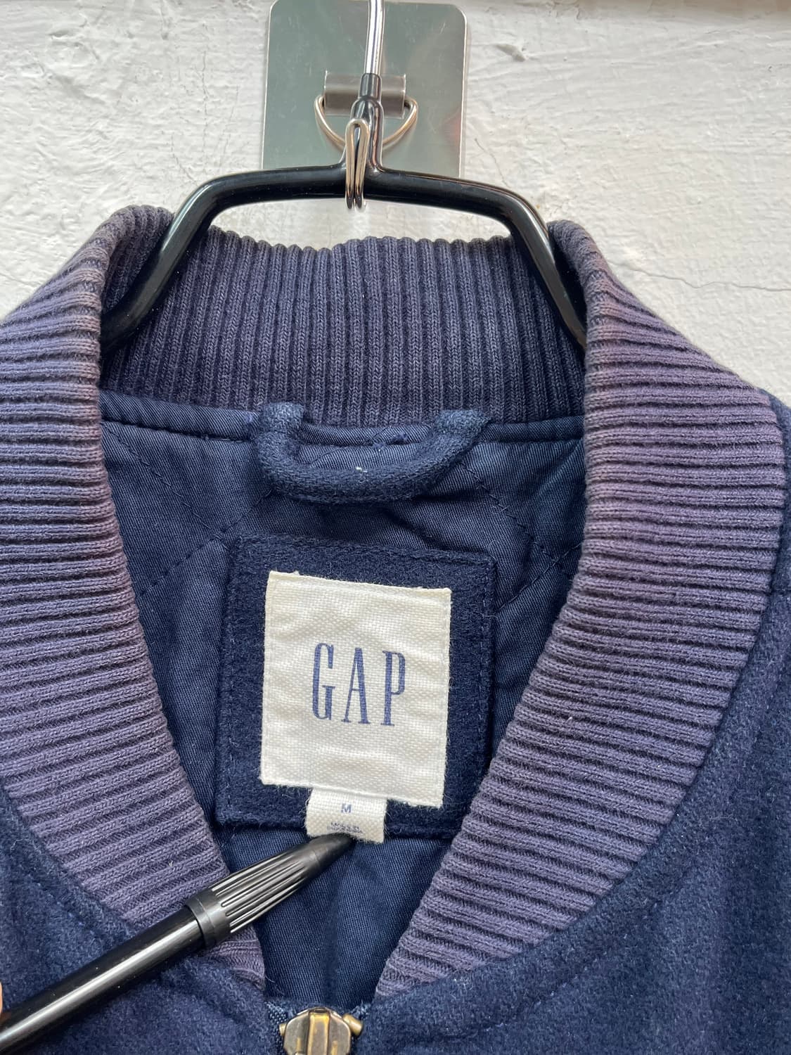 Gap X Primaloft 네이비 블루 봄버 자켓 M 상품이미지3