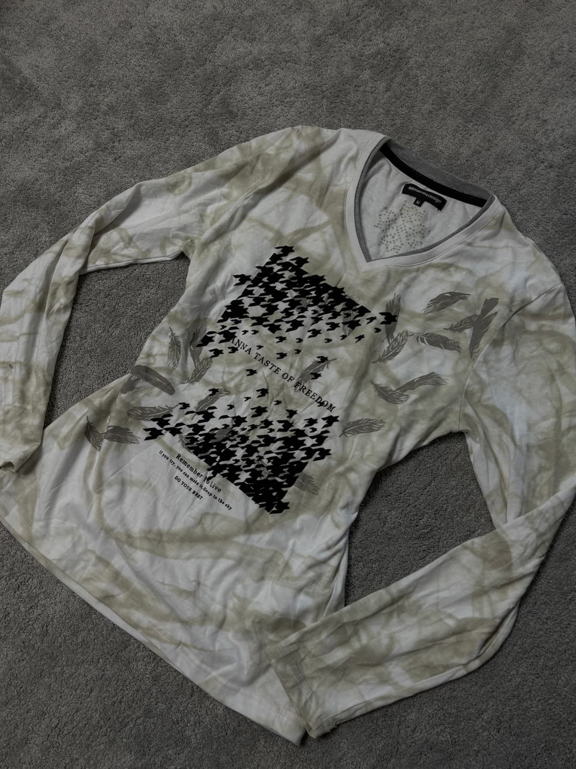 Vintage Gothic v-kei Punk longsleeve 상품이미지2